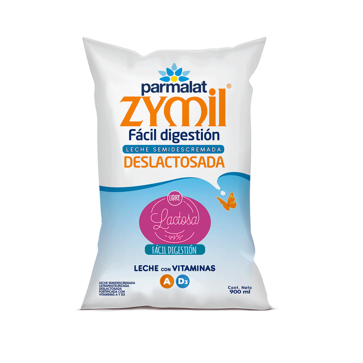 Zymil Leche Semidescremada UHT Deslactosada